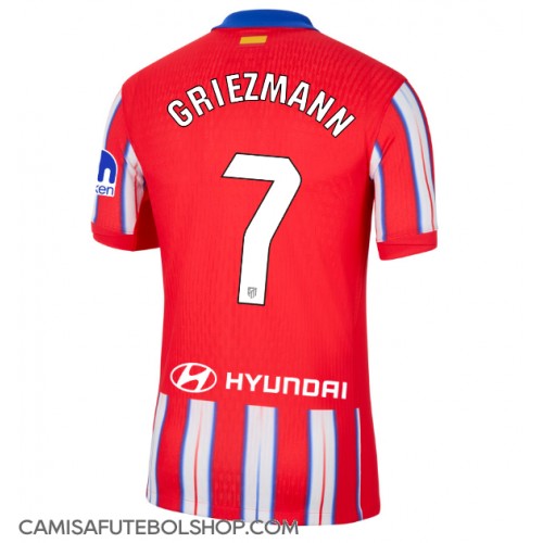 Camisa de time de futebol Atletico Madrid Antoine Griezmann #7 Replicas 1º Equipamento 2024-25 Manga Curta